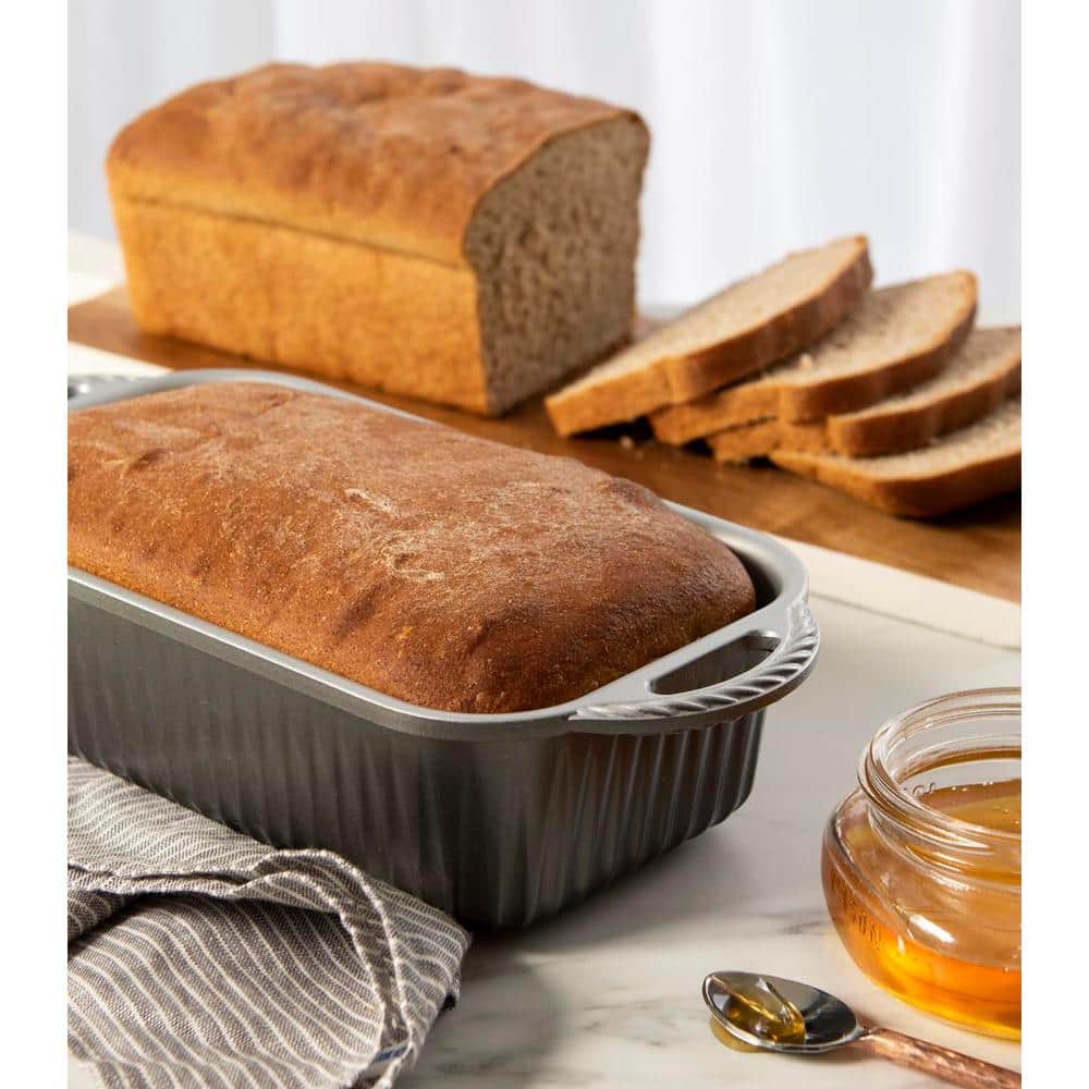 Classic Non-Stick Aluminum Loaf Pan with Handles