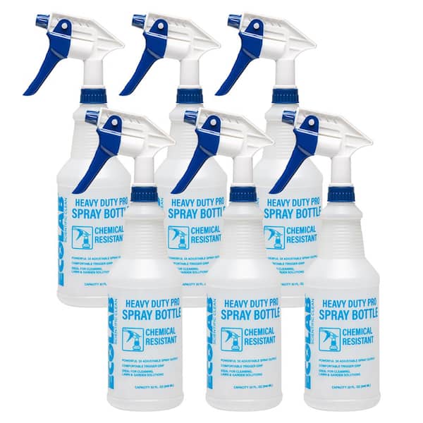 Airbee Plastic Spray Bottle (4 Pack, 24 Oz), Commercial Household Empty  Water Sprayer Cleaning Solutions, No Leak and Clog for Planting Pet with  Adjustable Nozzle and Measurements