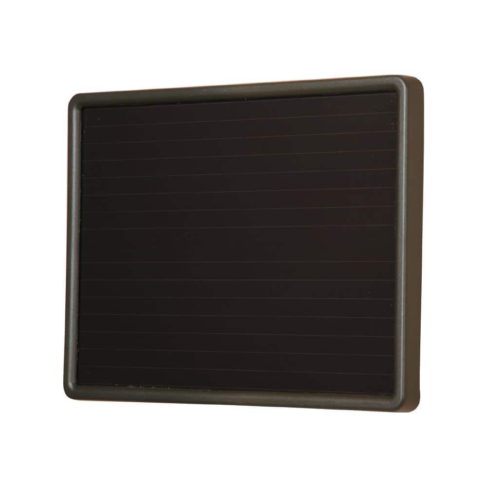 Bronze Solar Motion Activated Twin Head LED Flood Light