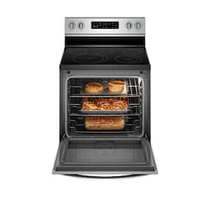 6.4 cu. ft. Electric Range in Fingerprint Resistant Stainless Steel with Frozen Bake Technology