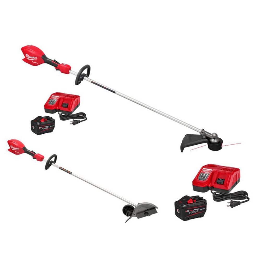 M18 FUEL 18V 16 in. Brushless Cordless Straight Shaft String Trimmer w/ M18 Edger, (2) 12.0 AH FORGE Battery, Charger price history on PriceWatchPro