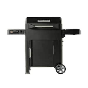 AutoIgnite Series 545 Digital Charcoal Grill and Smoker in Black