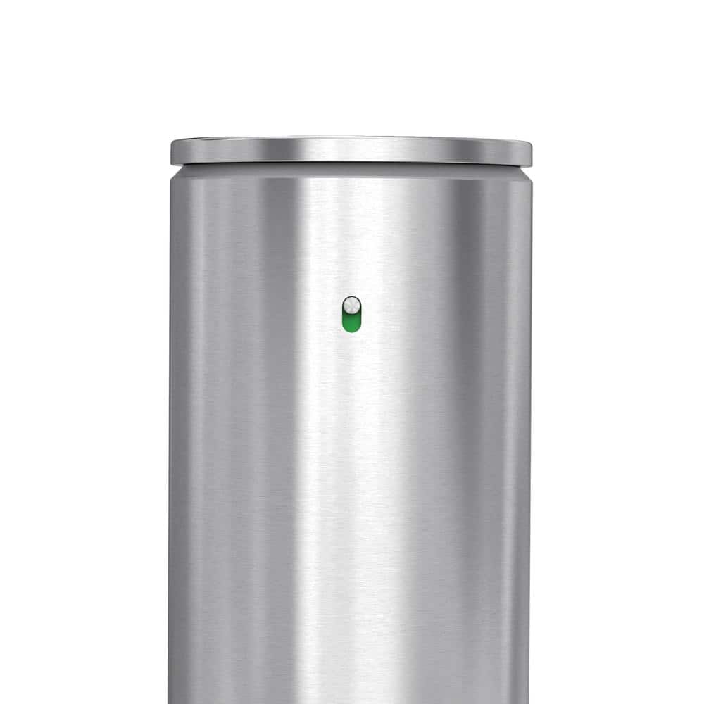 Brushed Stainless Steel Touch-Free Sensor Soap Pump with Caddy