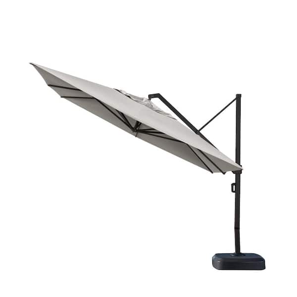 RST Brands Portofino Comfort 10 ft. Resort Cantilever Umbrella in Dove