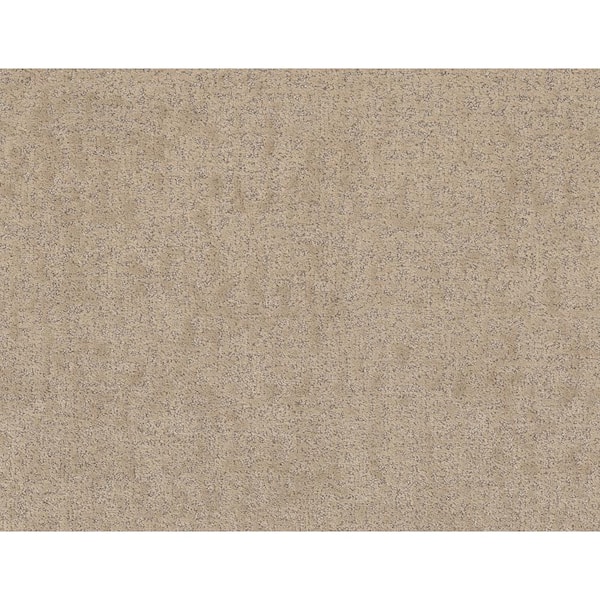 Lifeproof Love Story - Color Briarwood 39 oz. SD Polyester Pattern Brown Installed Carpet