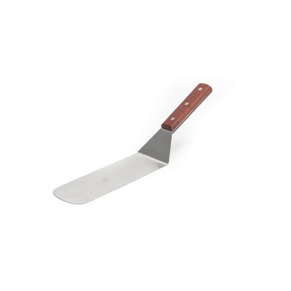 Stainless Steel Commercial Flexible Turner with Wood Handle