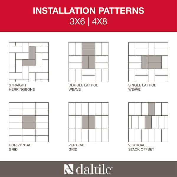 Daltile Restore Bright White 3 in. x 6 in. Ceramic Modular Wall