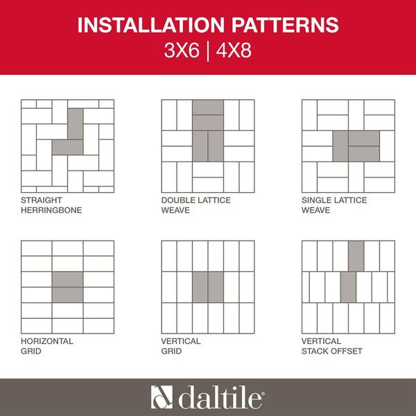 Emser CHOICE 136-Pack Bone 3-in x 6-in Glazed Ceramic Subway Wall Tile