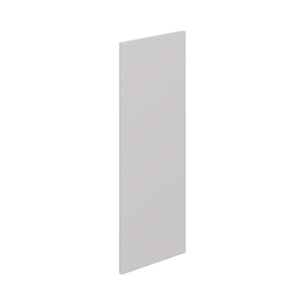 Milton 32 in. W x 14 in. H Wall Cabinet End Panel in Light Gray