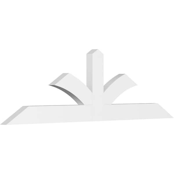 Ekena Millwork Richland 60 in. W x 17.5 in. H x 2 in. D Signature Polyurethane Bracket
