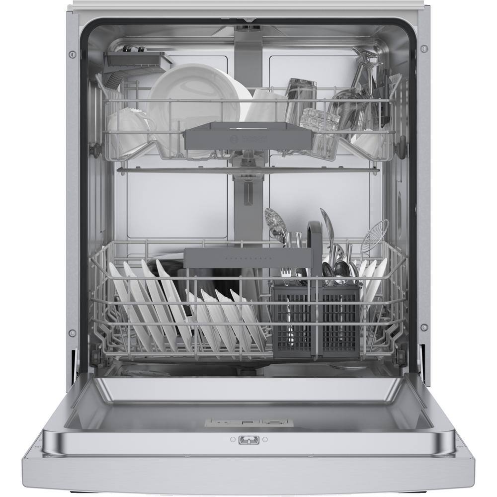 24" Stainless Steel Front Control Smart Built-In Dishwasher