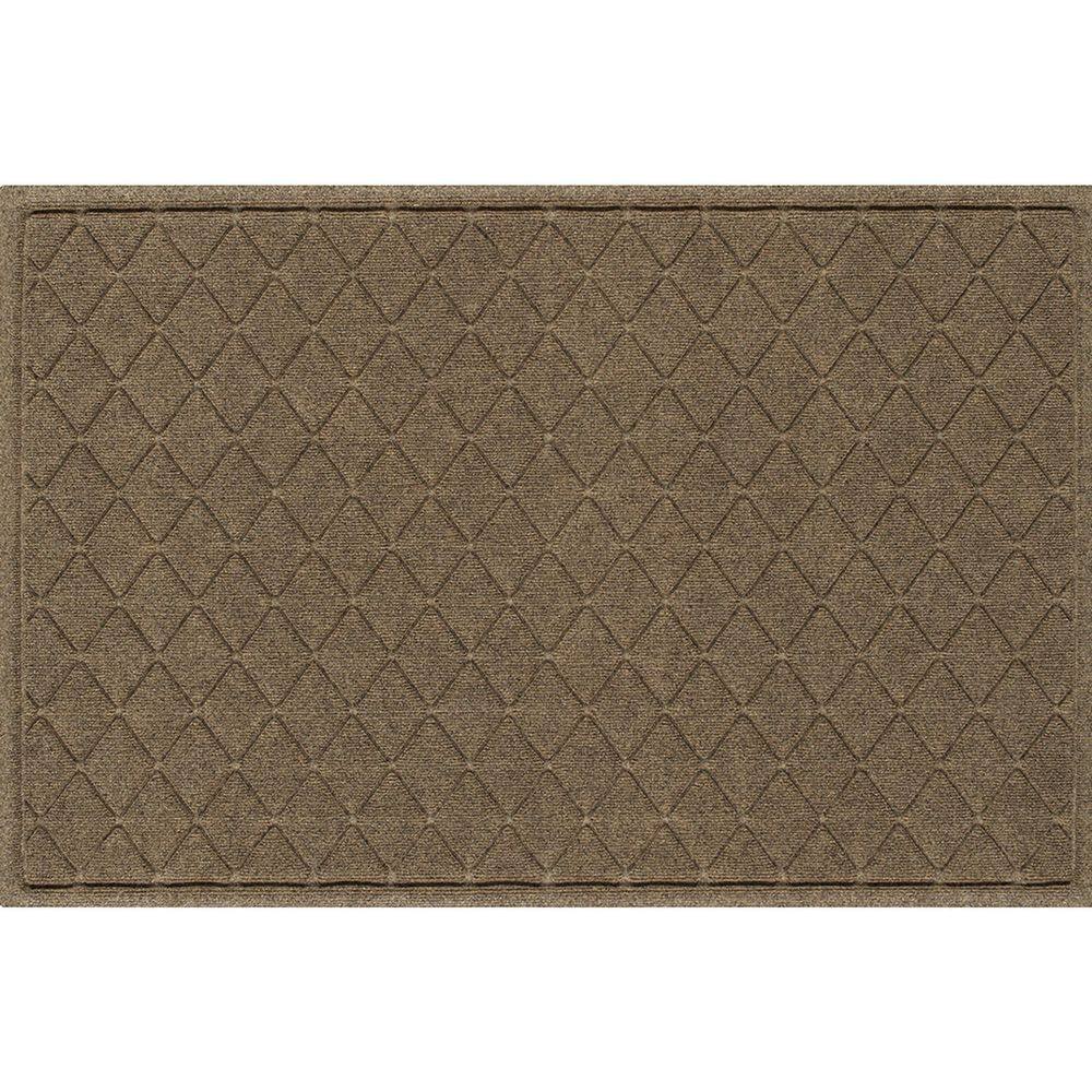 Waterhog Argyle Camel 34 in. x 52 in. PET Polyester Indoor Outdoor Door Mat price history on PriceWatchPro