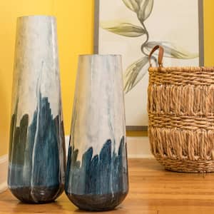Etsen Latte Metal Decorative Vase