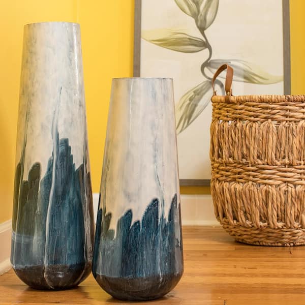 PRIVATE BRAND UNBRANDED Etsen Latte Metal Decorative Vase