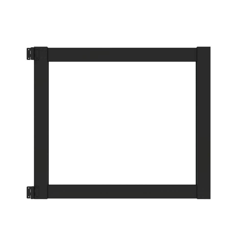 Reviews for Barrette Outdoor Living 42 in. Matte Black Aluminum Privacy