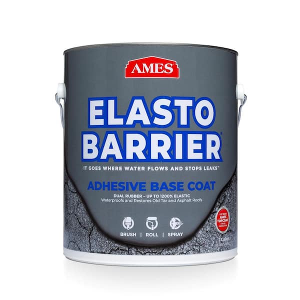 Ames 1 Gal. Grey Super ElastoBarrier MultiPurpose Elastomeric Base