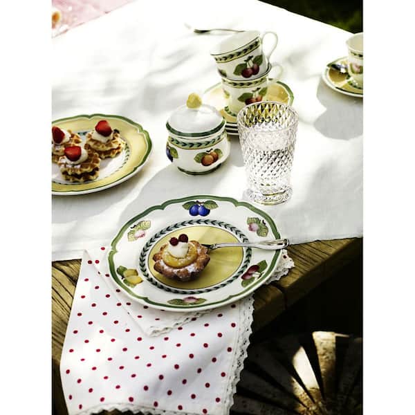 Villeroy & Boch French Garden 皿 2枚セット Villeroy & Boch French Garden Multi-Color Porcelain Bread