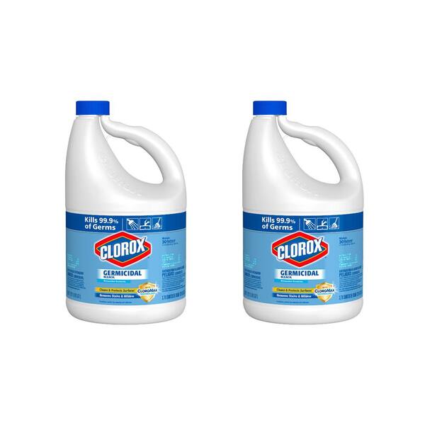 Clorox 121 Oz Concentrated Germicidal Bleach 2 Pack C The Home Depot