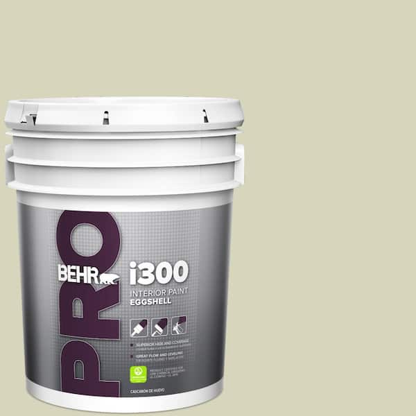 BEHR PRO 5 gal. #PPU9-17 Pale Cucumber Eggshell Interior Paint