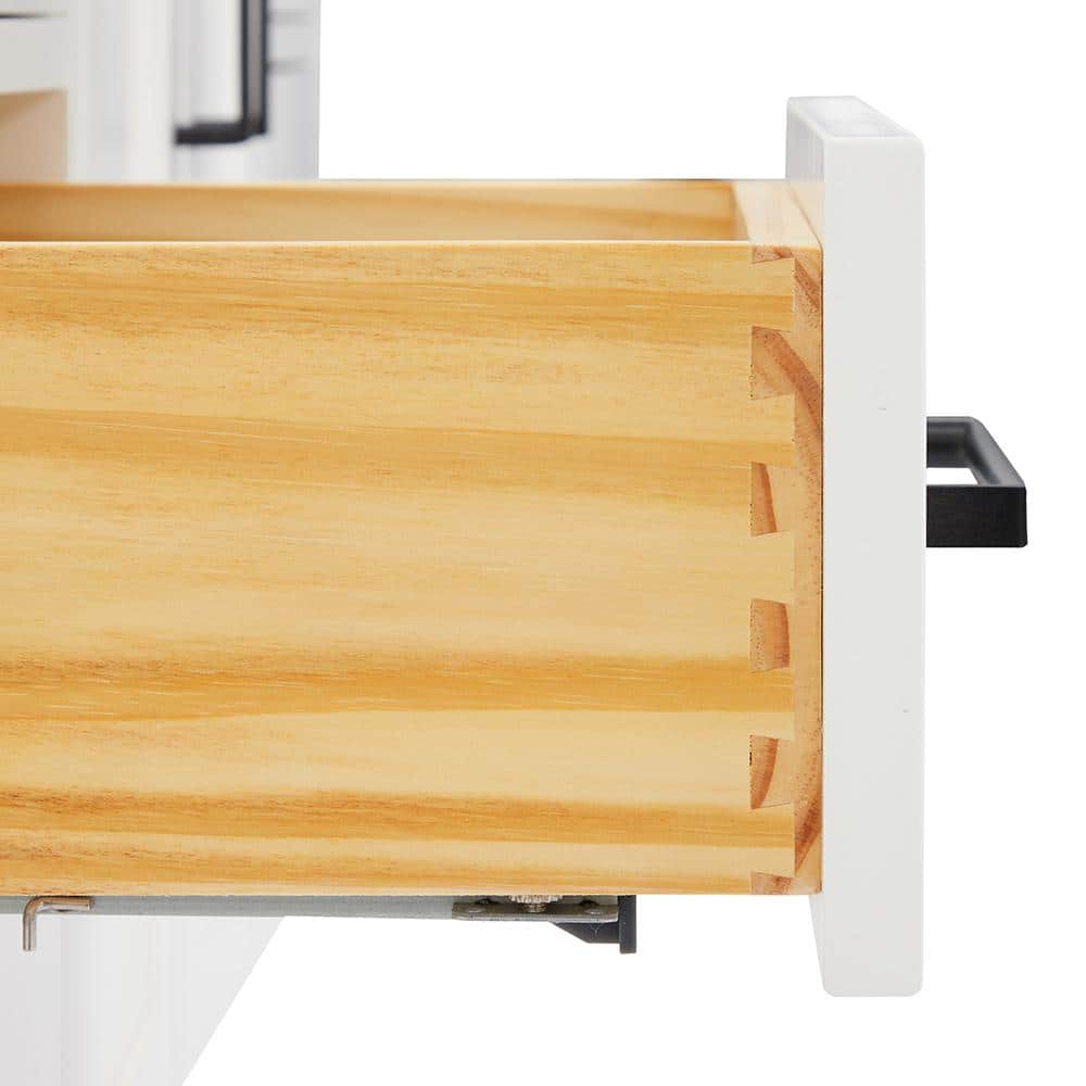 White 54'' Freestanding Single Bathroom Vanity Base