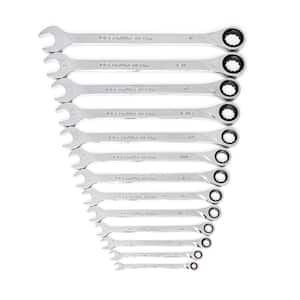 SAE 72-Tooth XL Combination Ratcheting Wrench Tool Set (13-Piece)