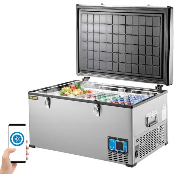 VEVOR 3 cu. ft. Portable Outdoor Refrigerator -4° to 68°F Anti