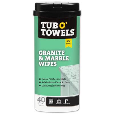 Granite and Marble Cleaning Wipes (40-Count)
