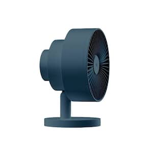 Smart Whisper-Quiet 8 in. Air Circulator and Desk Fan with 5 Speeds and Remote to Marine