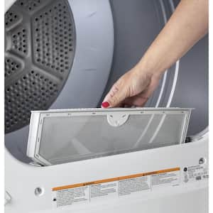 6.2 cu. ft. Electric Dryer in White