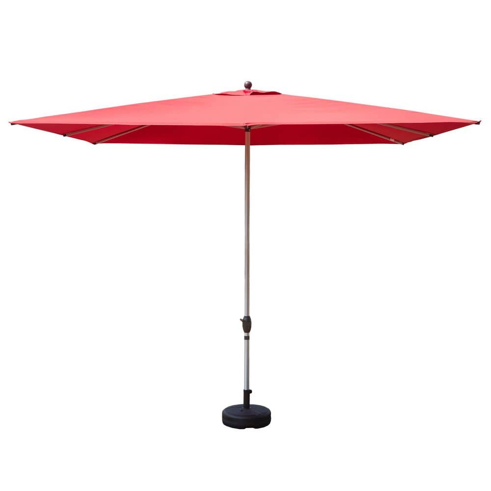 11 ft. Rectangle Patio Umbrella with Crank Lift, Brick Red(Base Not Included) price history on PriceWatchPro