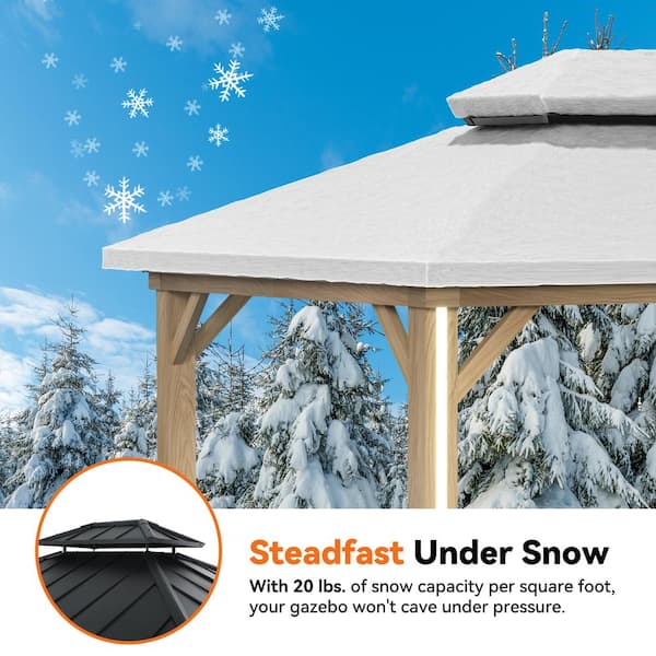Lifesmart Four Seasons 10 ft. x 12 ft. Wood Looking Hard Top Lifesmart Four Seasons 10 ft. x 12 ft. Wood Looking Hard Top