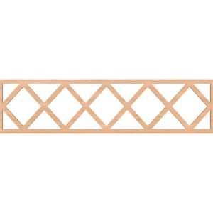 Wolford Fretwork 0.25 in. D x 47 in. W x 12 in. L Hickory Wood Panel Moulding