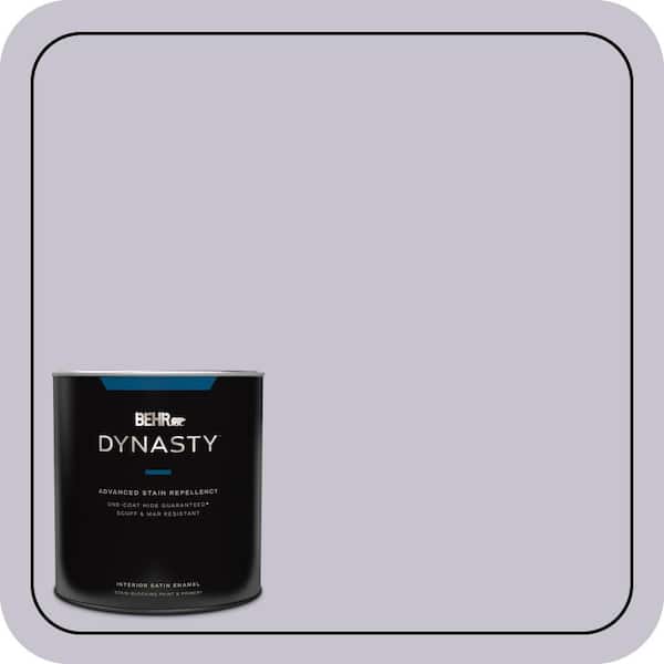 BEHR DYNASTY 1 qt. #N560-1 Posture and Pose Satin Enamel Interior Stain-Blocking Paint and Primer