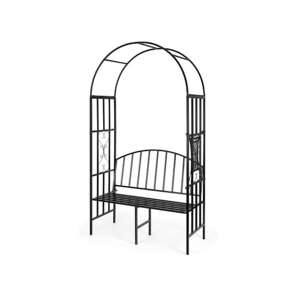 FAWEY TRED INC 80.7 x 45.3 x 20 in Metal Garden Arch Heavy Duty Trellis Outdoor Lawn Backyard Decor