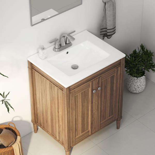 Eridanus Tucson 24 in. W x 18 in. D Vitreous China Vanity Top in