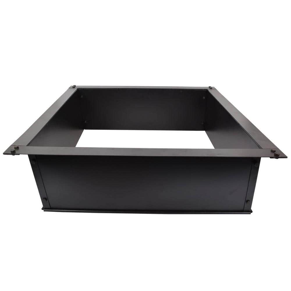 33 In Square Fire Ring Ds 24748 The, Square Metal Fire Pit Insert