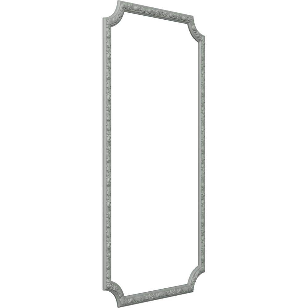 Sussex Floral Gray Polyurethane Panel Moulding Kit
