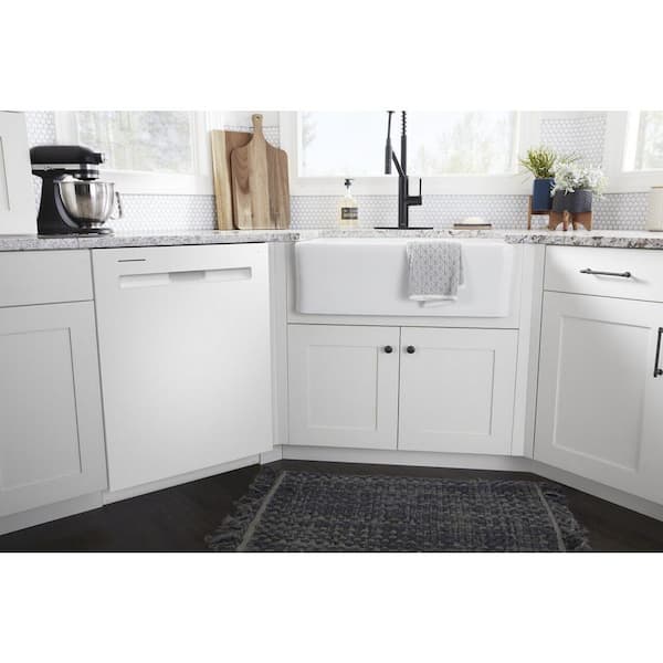 Maytag 24 in. White Top Control Built-in Tall Tub Dishwasher with