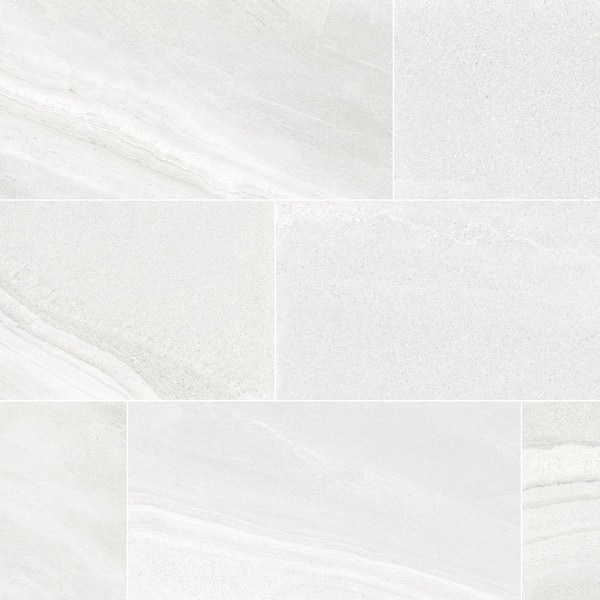 Florida Tile Home Collection Seville White 12 in. x 24 in. Matte Porcelain Floor and Wall Tile (425.6 sq. ft./Pallet)