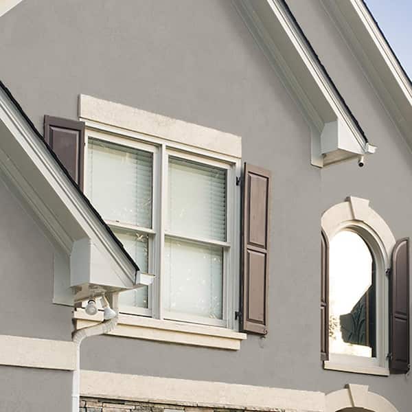 BEHR PREMIUM - 5 gal. #MS-84 French Gray Elastomeric Masonry, Stucco and Brick Exterior Paint