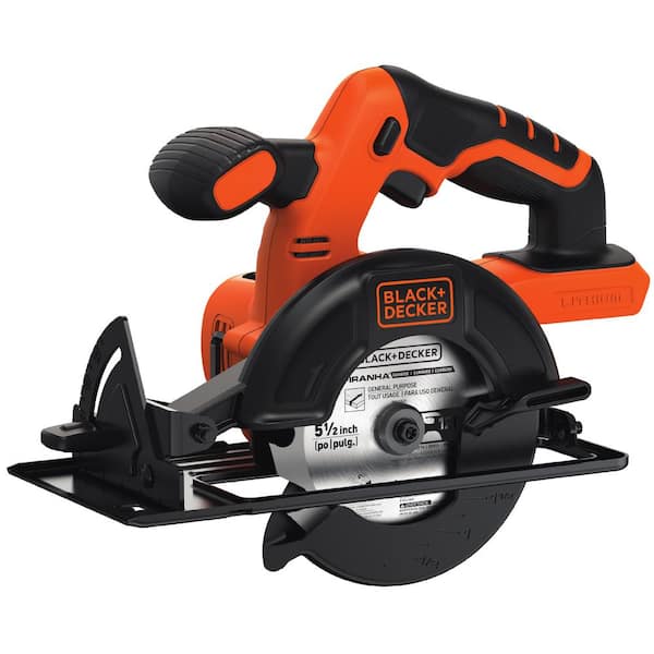 BLACK+DECKER 20V MAX Lithium-Ion Cordless 5-1/2 in. Circular Saw (Tool Only)