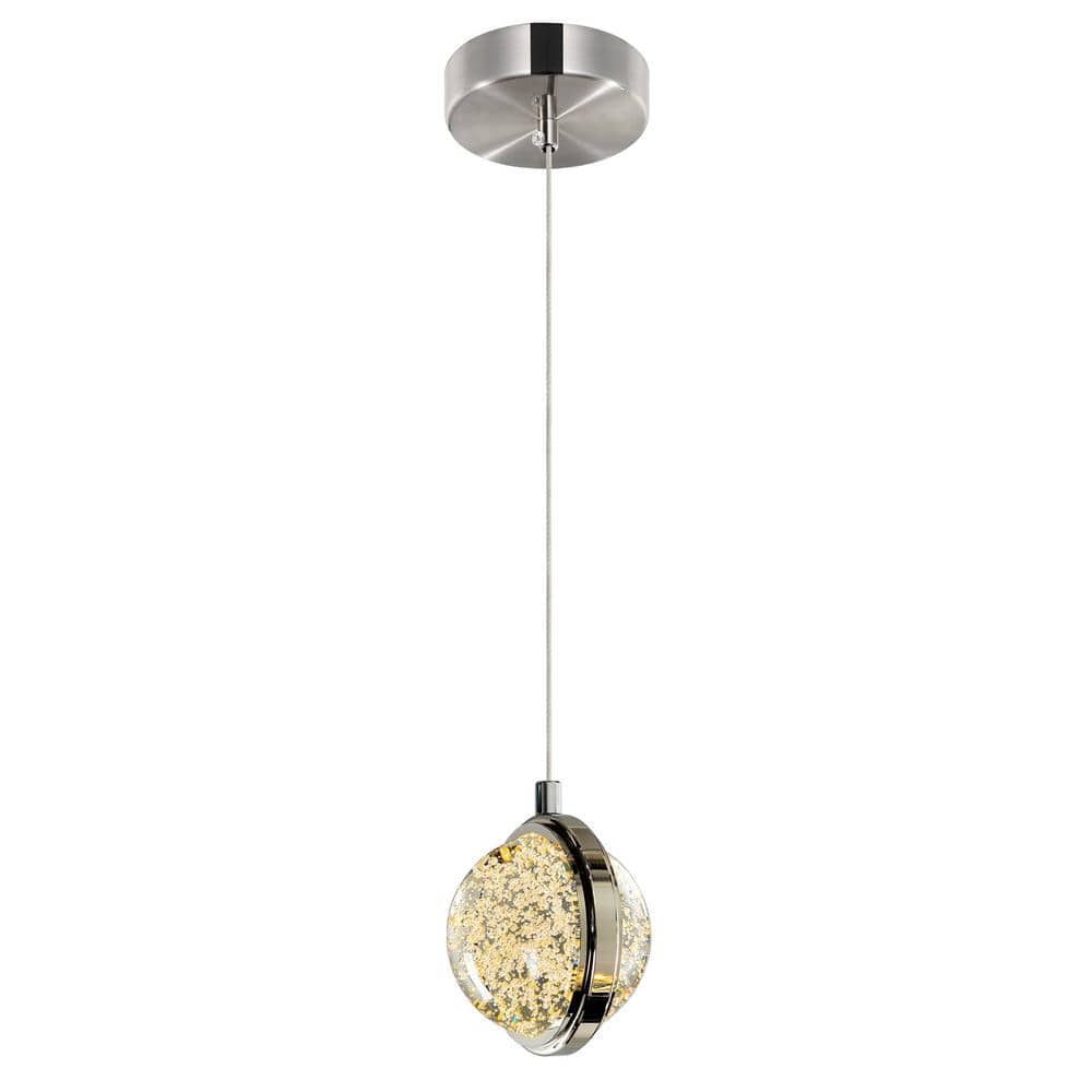 Salvador 4 in LED Integrated Polished Nickel Pendant price history on PriceWatchPro