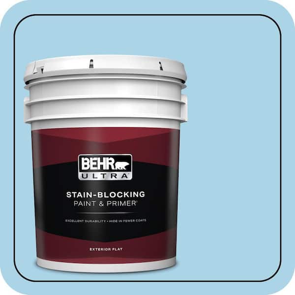 BEHR ULTRA 5 gal. #550C-3 Monaco Flat Exterior Paint & Primer