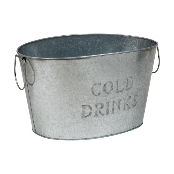 Tin Ice Bucket Ice Bucket Beverage Tub Ice Cube Bucket Drink