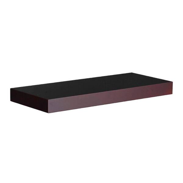 Southern Enterprises 10 in. Chicago Chocolate Floating Shelf (Price Varies by Length)