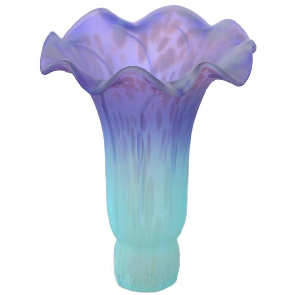 River of Goods 6 in. Purple and Blue Replacement Lily Shade