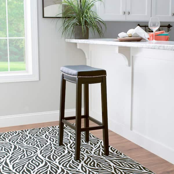 linon claridge counter stool black