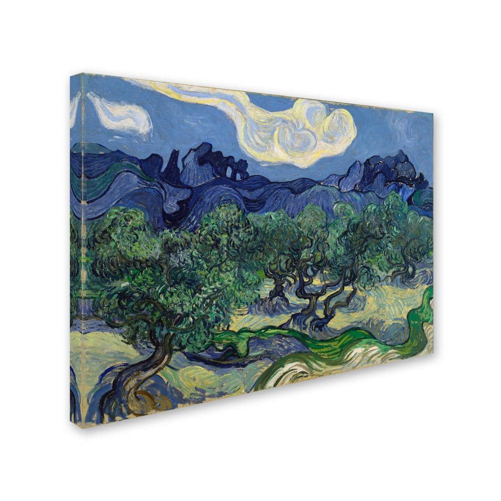 Vincent Van Gogh Olive Trees Landscape Canvas Print