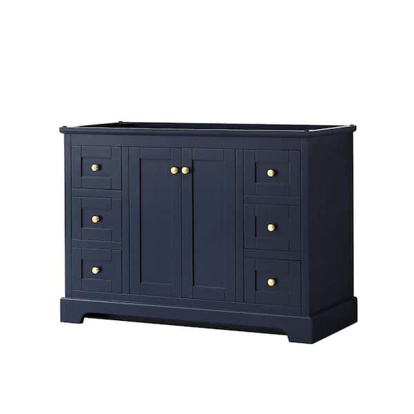 Avery 47.25 in. W x 21.75 in. D Bathroom Vanity Cabinet Only in Dark Blue