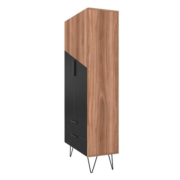 Parkview 5-Tier Metal & Wood Veneer Bookshelf